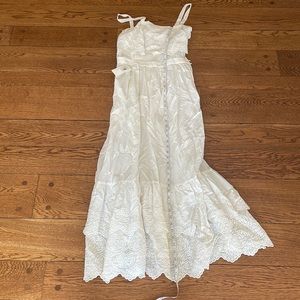 Paul & Joe white cotton maxi dress